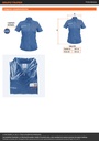Camisa de mezclilla manga corta para mujer, EEG, TRUPER