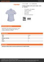 Camisa manga corta para mujer, azul, G, TRUPER