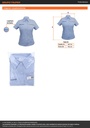 Camisa manga corta para mujer, azul, EG, TRUPER