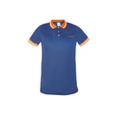Playera polo performance para hombre, azul, EG, TRUPER