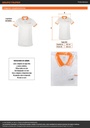 Playera polo performance para hombre, blanca, EEG, TRUPER