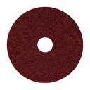 Disco de lija 4-1/2' con respaldo de fibra, grano 36, TRUPER