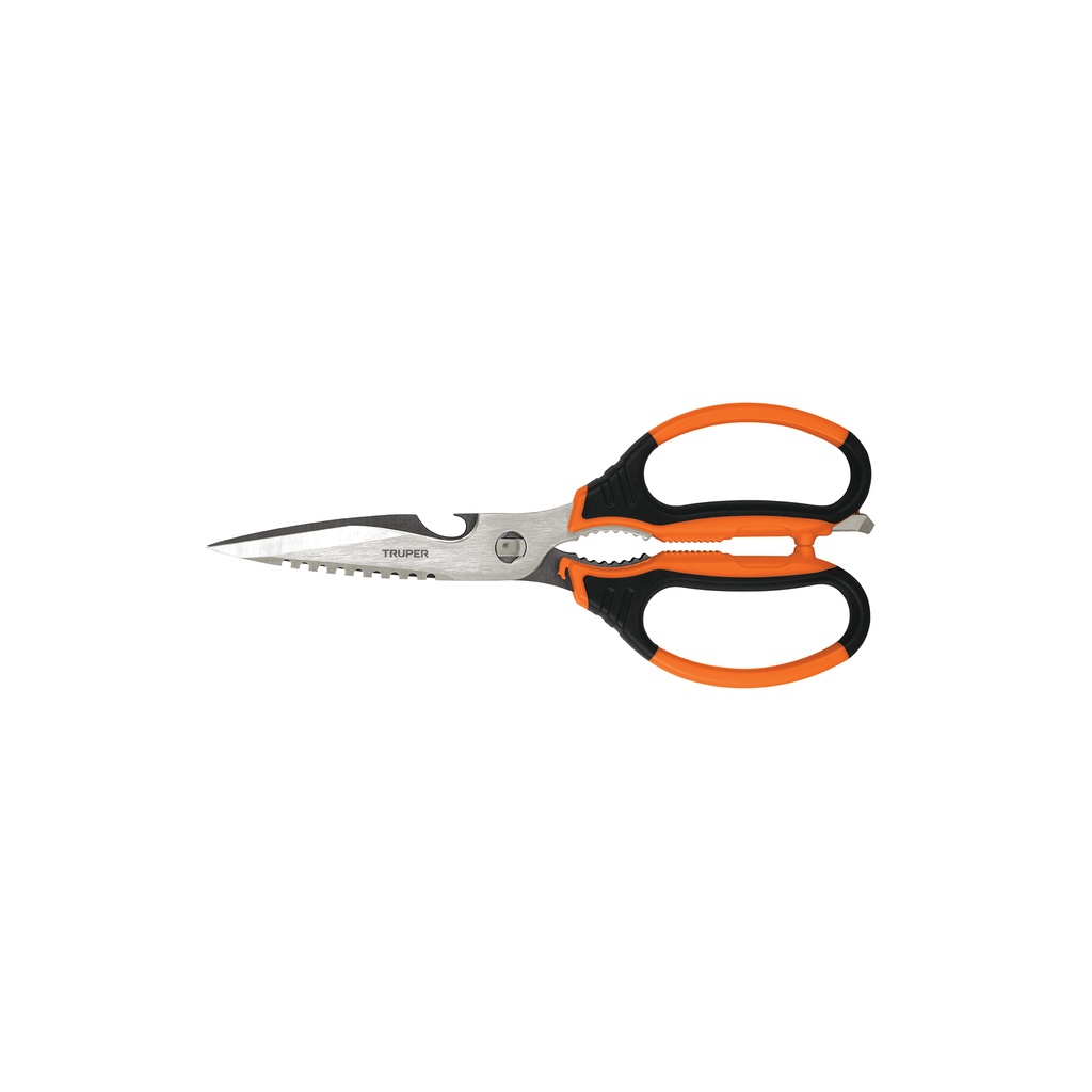 Tijera 8' multiusos, para cocina, acero inoxidable, TRUPER