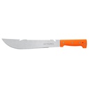 Machete rambo 12', cacha remachada naranja, TRUPER