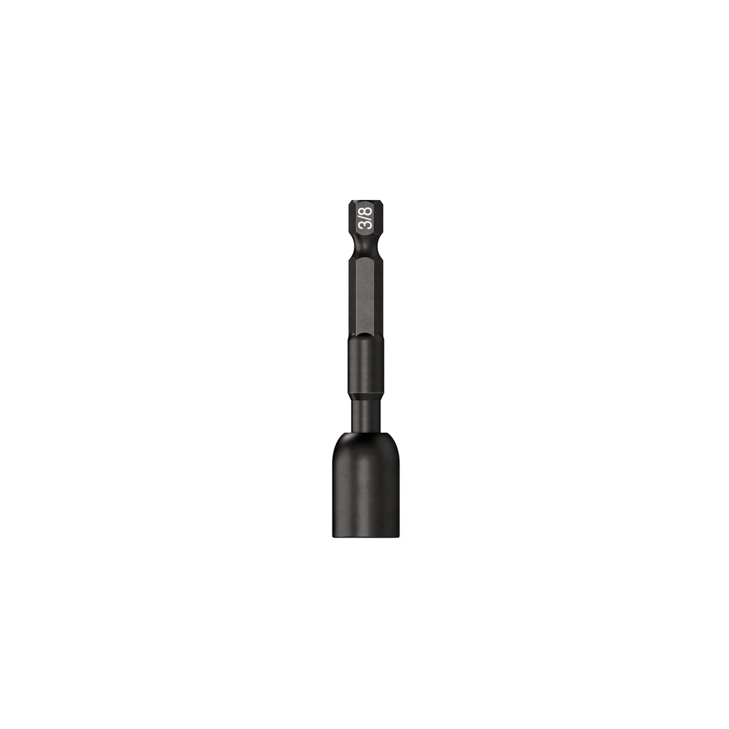 Estuche con 4 dados magnéticos de impacto 3/8' largo 2-1/2'