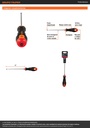 Desarmador plano 3/16' x 6' mango Comfort Grip, TRUPER
