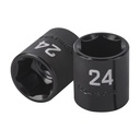 Dado de impacto de 24 mm, 6 puntas, cuadro 1/2', TRUPER