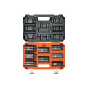 Juego de 8 dados largos cuadro 3/4' de impacto 6 puntas std