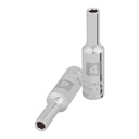 Dado largo de 4 mm, 6 puntas, cuadro 1/4', TRUPER