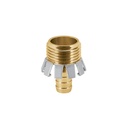 Conector 1/2' macho tipo garra de aluminio, TRUPER