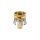 Conector 1/2' hembra tipo garra de aluminio, TRUPER