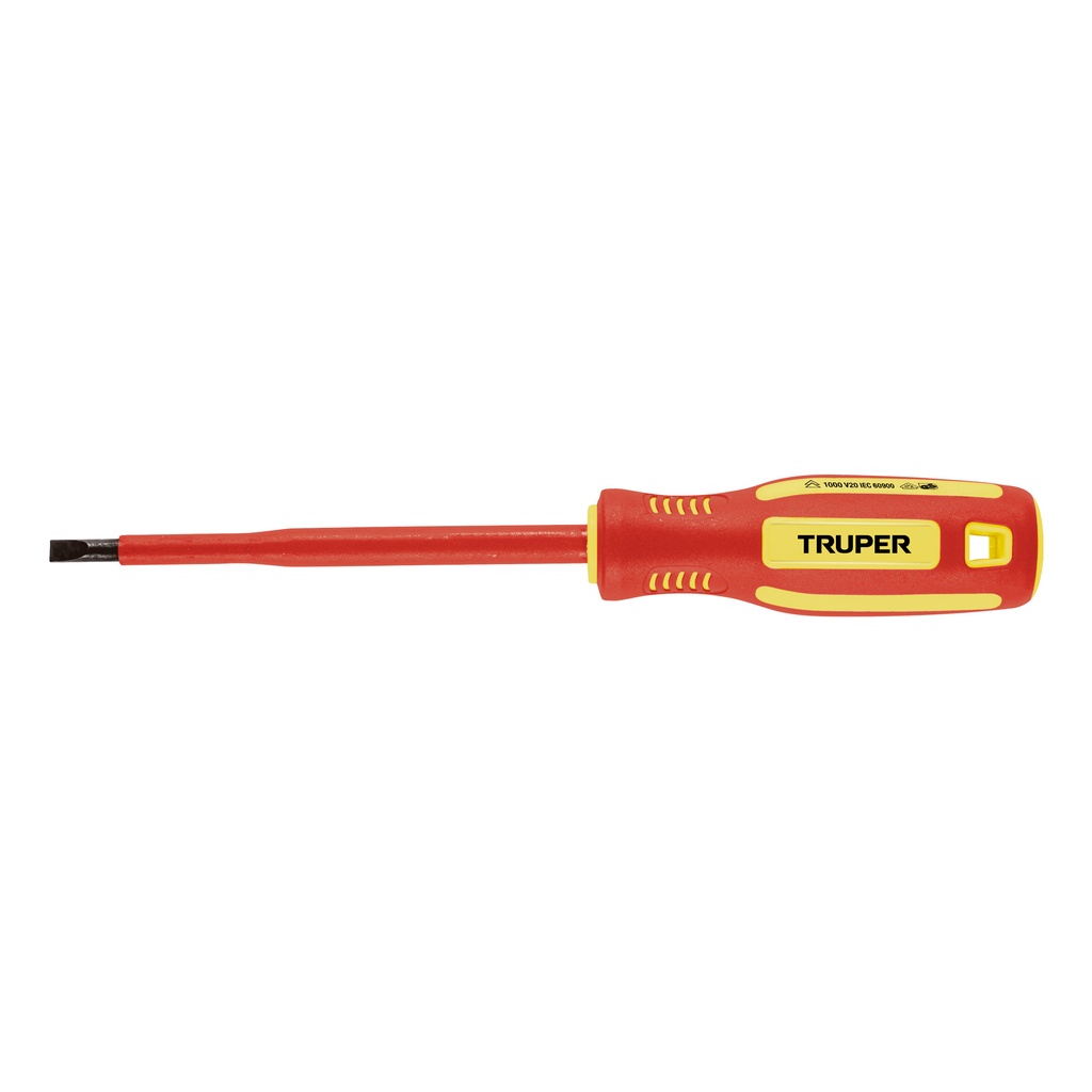 Desarmador dieléctrico plano 7/32' x 5', TRUPER