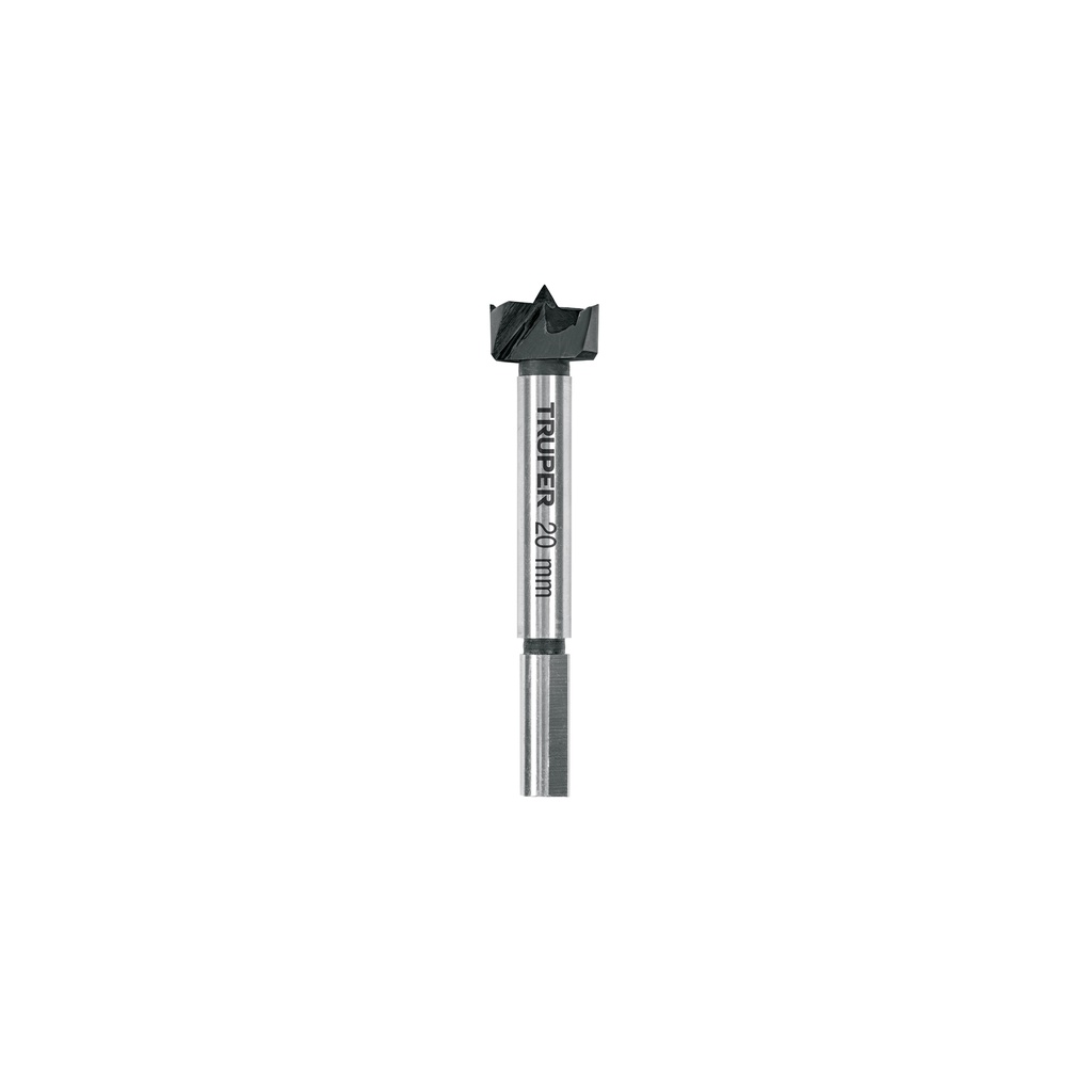 Broca forstner 20 mm para madera, TRUPER