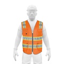 Chaleco de seguridad de alta visibilidad, naranja, G, EXPERT