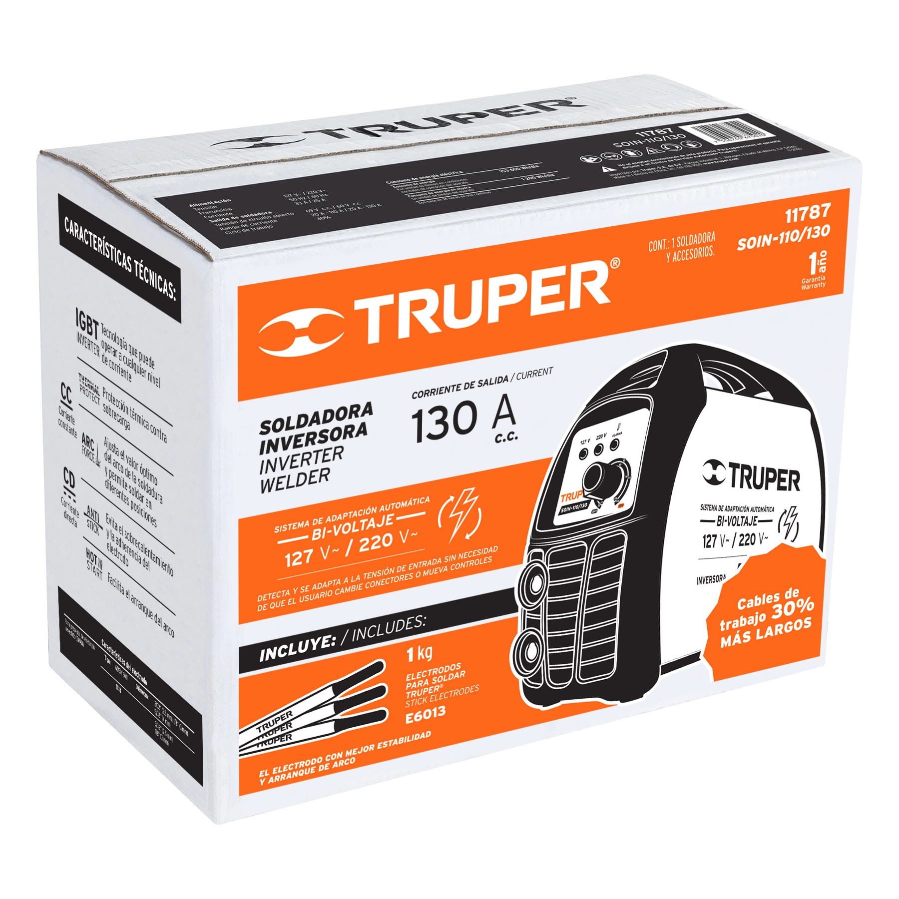 Caja de empaque de repuesto para SOIN-110/130, TRUPER