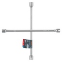 Llave de cruz 16' pulida y cromada, TRUPER