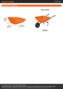 Concha para carretilla CAR-KID-T, TRUPER