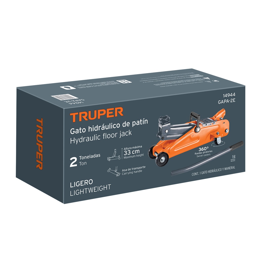 Caja de empaque de repuesto para GAPA-2E, TRUPER