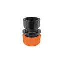 Conector 1/2' hembra de ABS con tuerca de ajuste manual