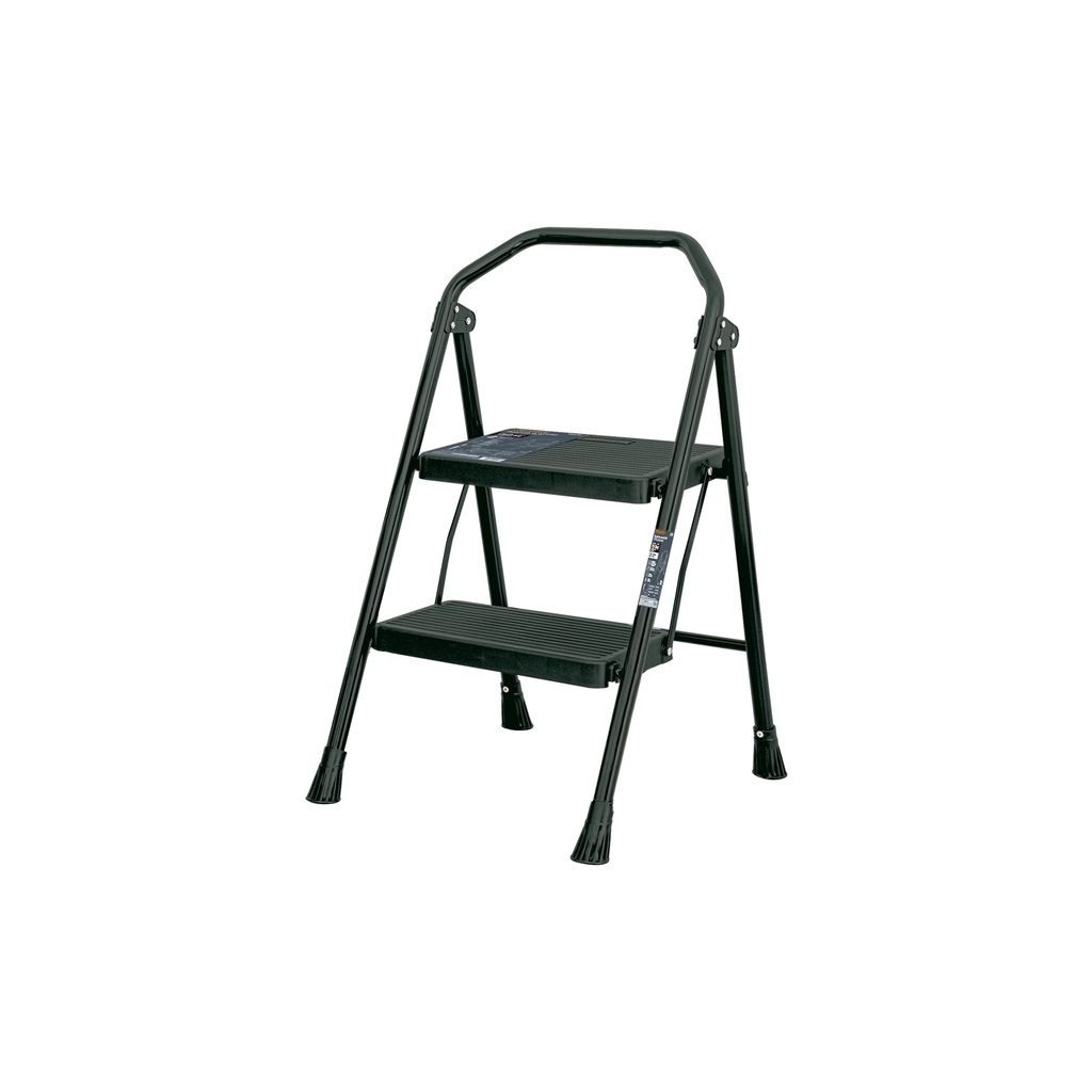 Escalera tubular, plegable, 2 peldaños, TRUPER