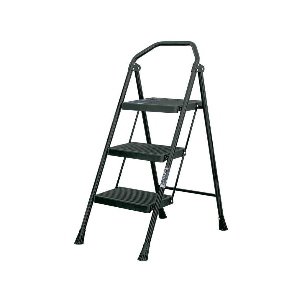 Escalera tubular, plegable, 3 peldaños, TRUPER
