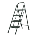 Escalera tubular, plegable, 4 peldaños, TRUPER