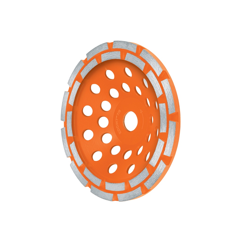 Copa de diamante doble hilera 7' x 7/8', TRUPER