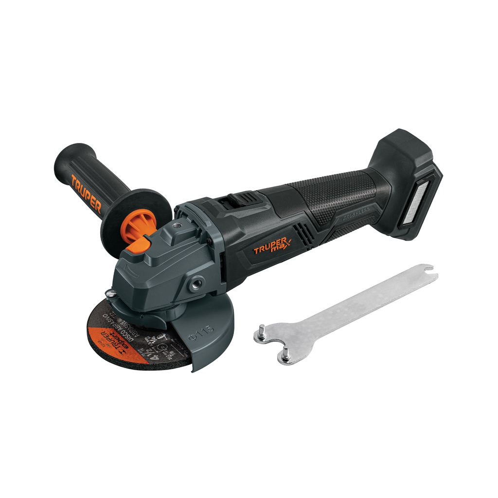 Esmeriladora 4-1/2', 20V, s/accesorios, TRUPER MAX