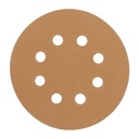 Paquete con 5 discos de lija 5' grano 150, 8 perforaciones