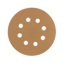 Paquete con 5 discos de lija 5' grano 220, 8 perforaciones
