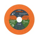 Disco de diamante 4', corte de vidrio, TRUPER