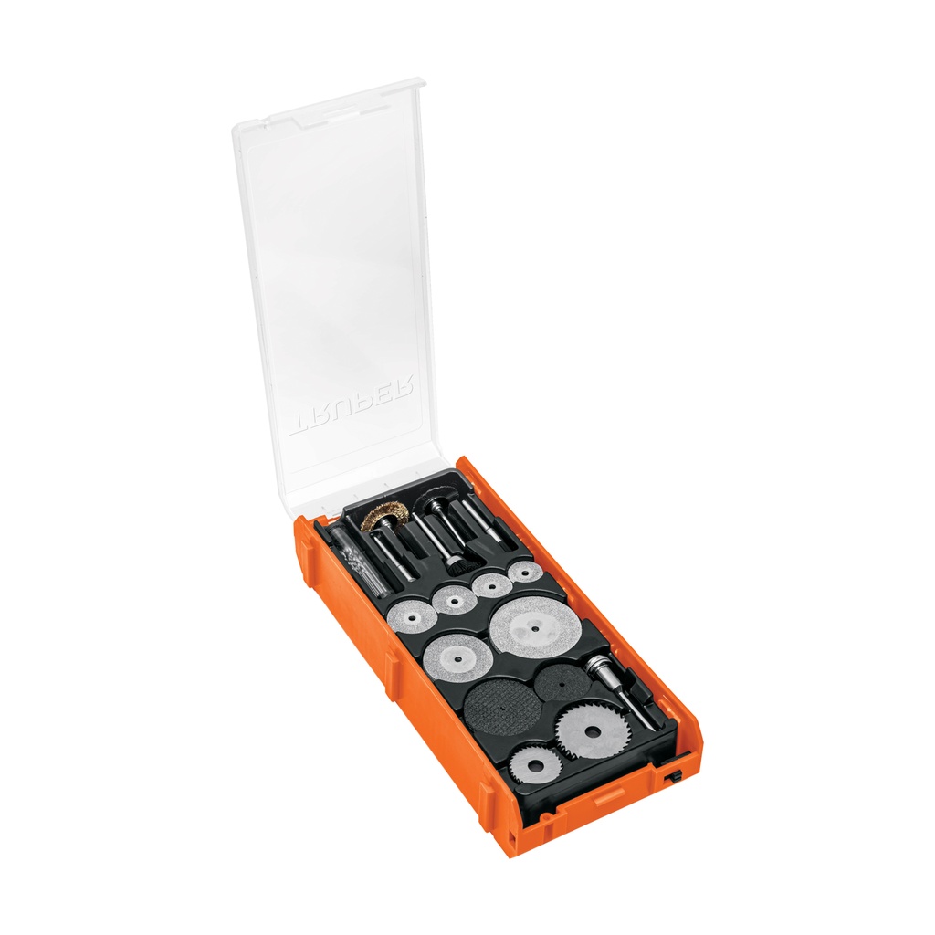 Kit de accesorios para herramienta rotativa, 51 pzas, TRUPER