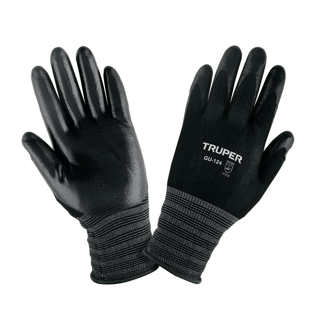 Guantes de nylon recubiertos de nitrilo, XG, TRUPER