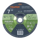 Disco Tipo 42 de 7' x 3.2 mm para corte de piedra, TRUPER