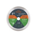 Disco de diamante de 7' x 2.2 mm, rin continuo, TRUPER