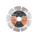 Disco de diamante de 4-1/2' x 2.1 mm, rin segmentado, TRUPER