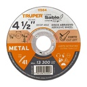 Disco Tipo 41 de 4-1/2' x 1.2 mm corte fino de metal, Sable