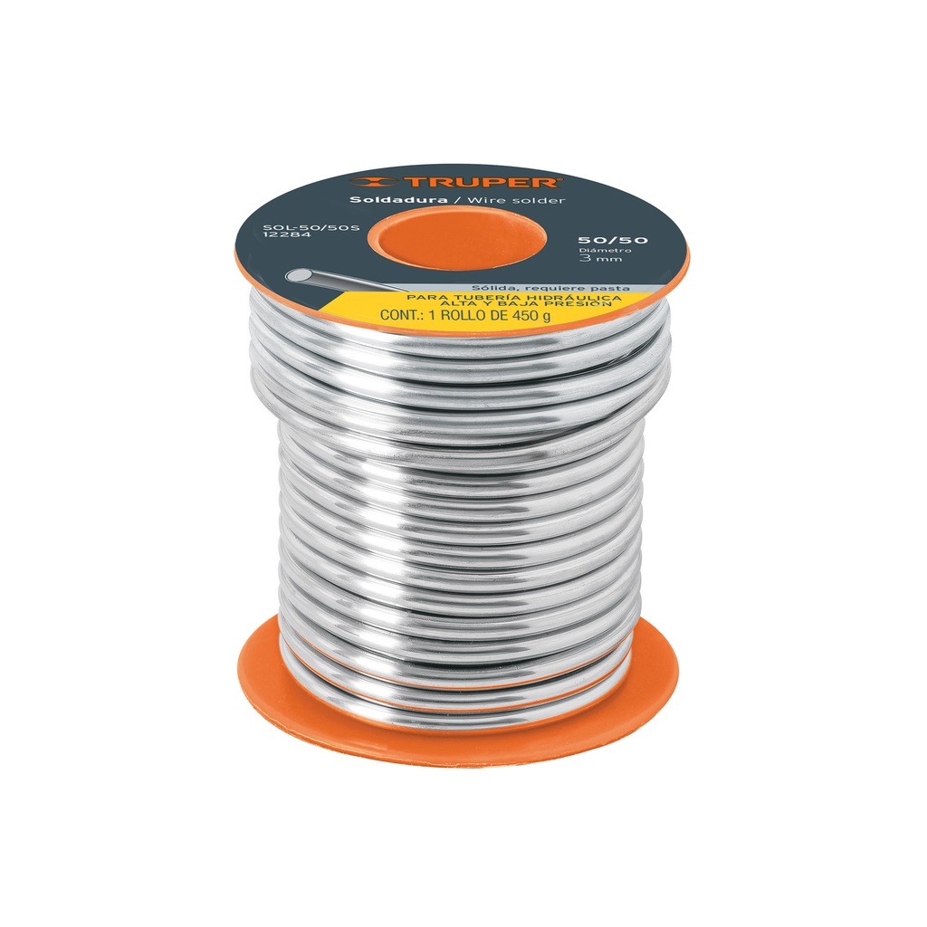 Soldadura 50/50 para tubería hidráulica, 450 g, SOLDAKLIN