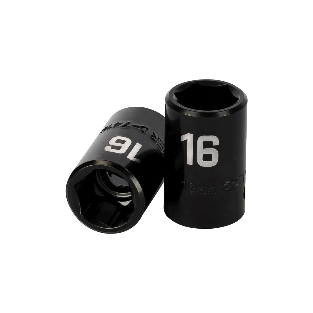 Dado cuadro 1/2' de impacto 6 puntas de 16 mm, TRUPER