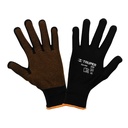 Guantes de poliéster con puntos de PVC en palma, G, TRUPER