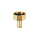 Conector 1/2' hembra de latón sólido para manguera, TRUPER