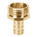 Conector 1/2' macho de latón sólido para manguera, TRUPER