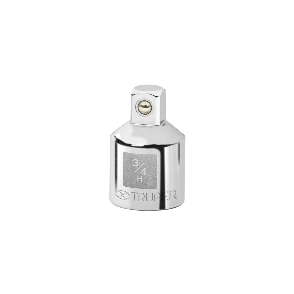 Adaptador para matraca de cuadro 3/4' a cuadro 1/2', TRUPER