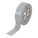 Cinta de aislar de 9 m x 19 mm, gris, TRUPER