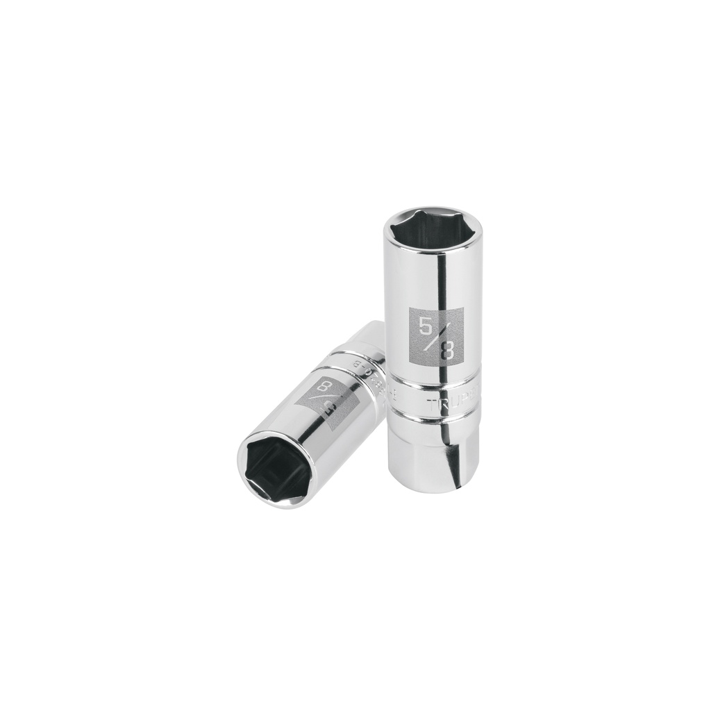 Dado para bujías de 5/8', 6 puntas, cuadro 3/8', TRUPER
