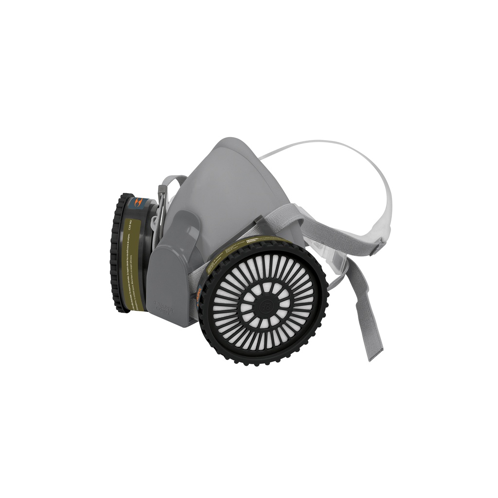 Kit respirador profesional con cartuchos multigas, TRUPER