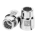 Dado de 3/4', 12 puntas, cuadro 3/4', TRUPER