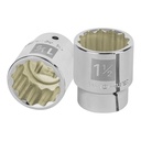 Dado de 1-1/2', 12 puntas, cuadro 3/4', TRUPER