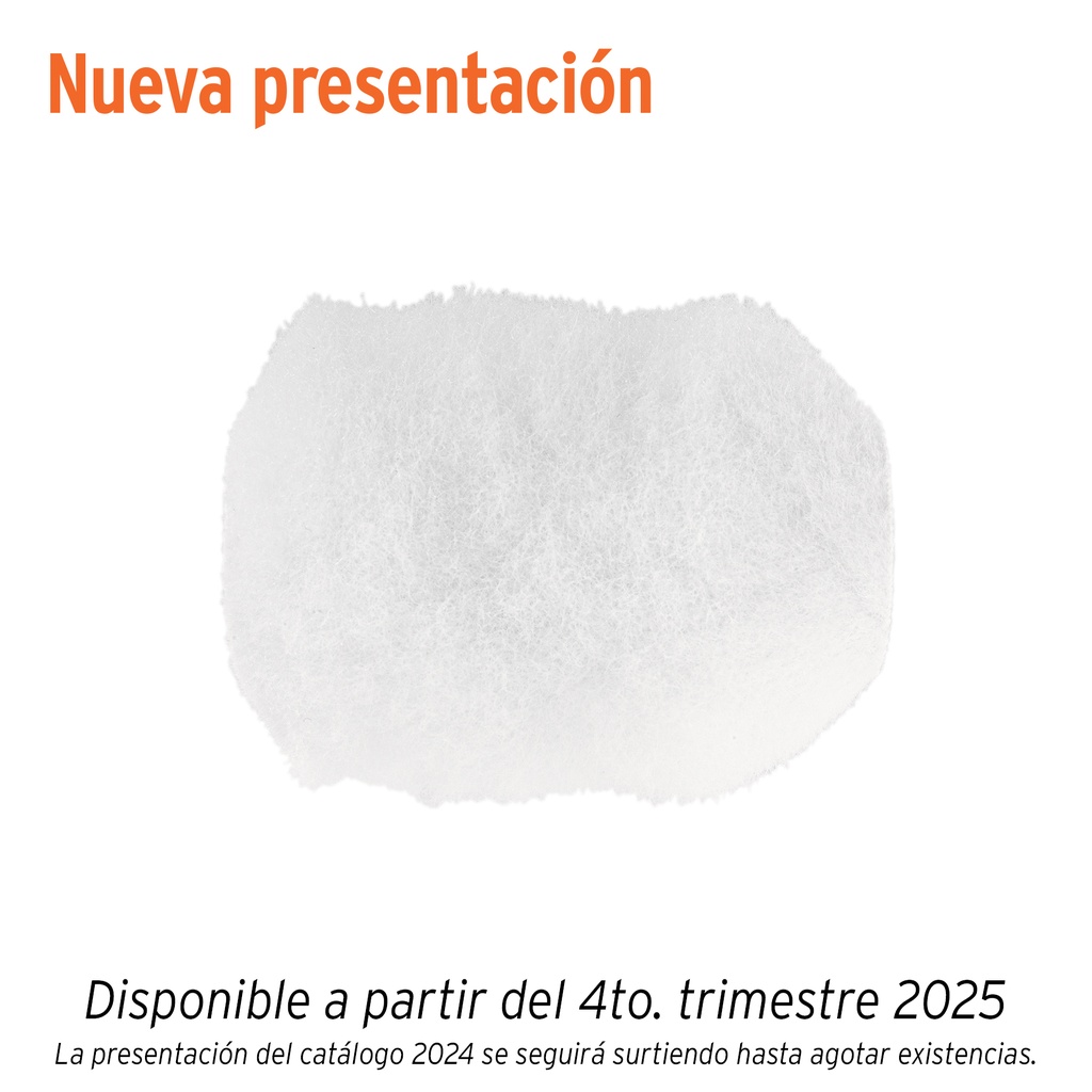 Bolsa c/1 felpa para mini rodillo poliéster 4'x3/4', TRUPER